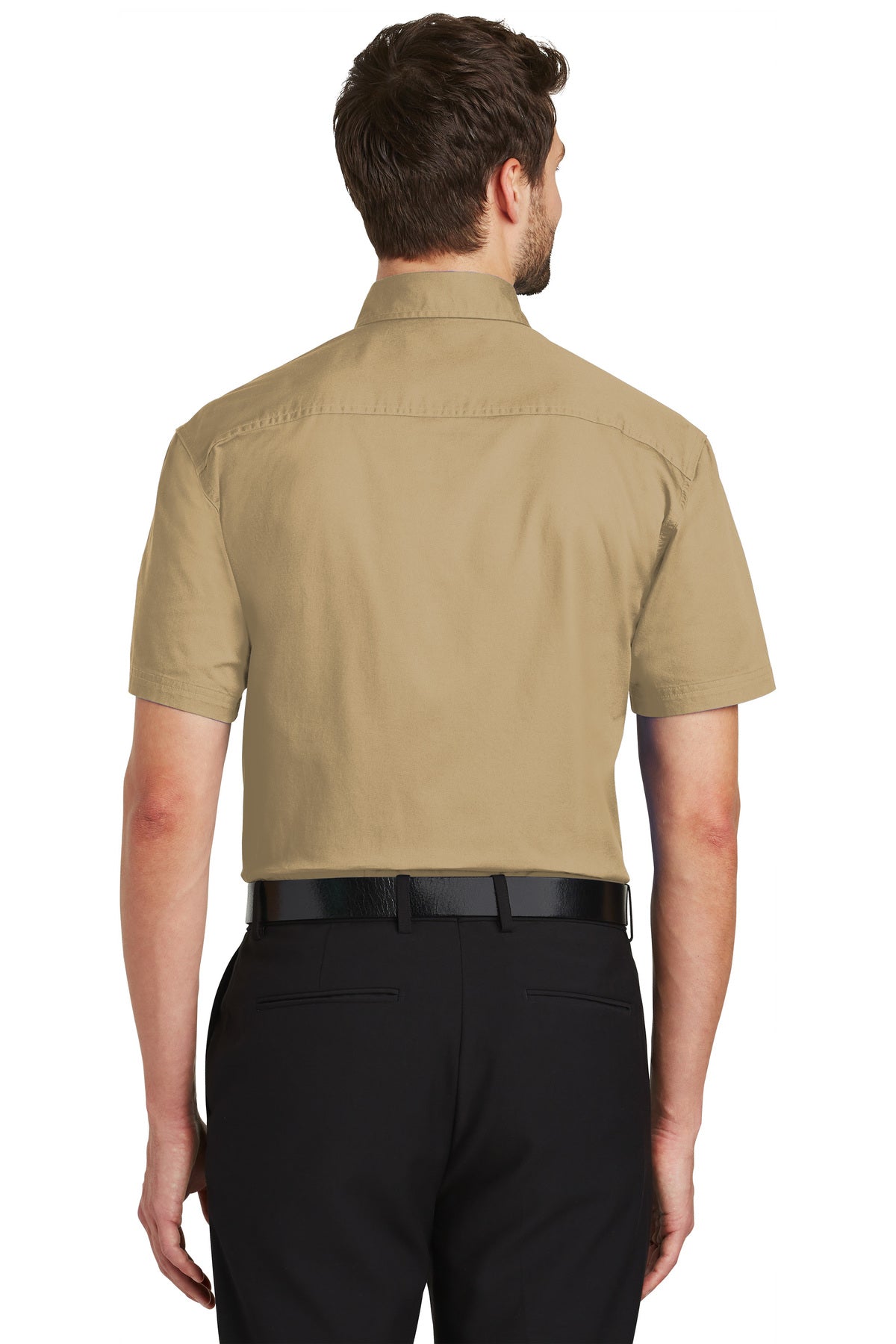 Port Authority Short Sleeve Custom Twill Shirts, Khaki