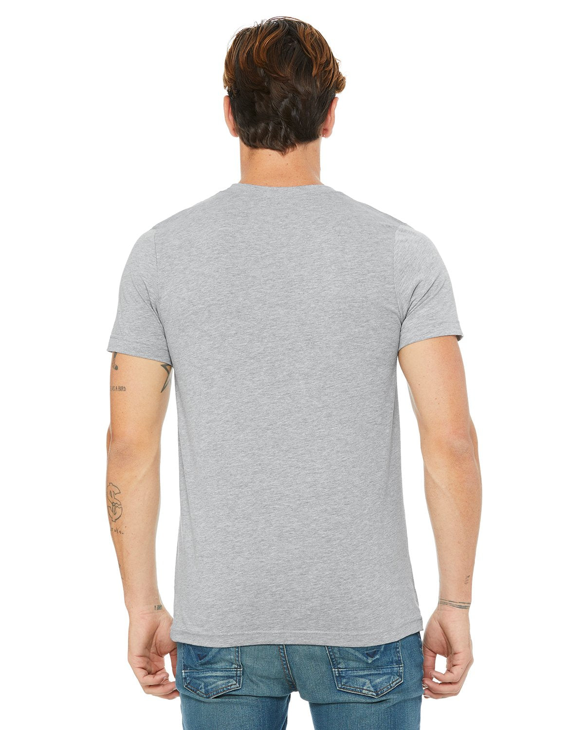 bella + canvas unisex jersey short sleeve t-shirt 3001c athletic heather