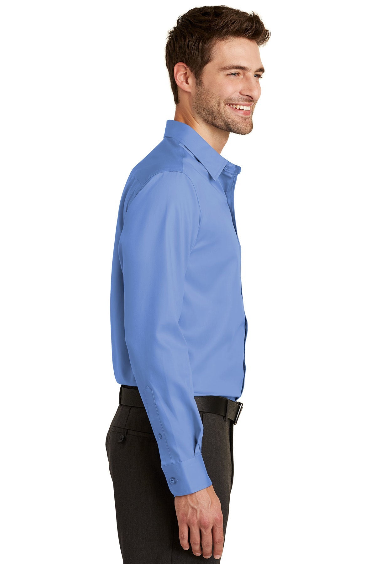 Port Authority Non-Iron Twill Shirt S638 Ultramarine Blue