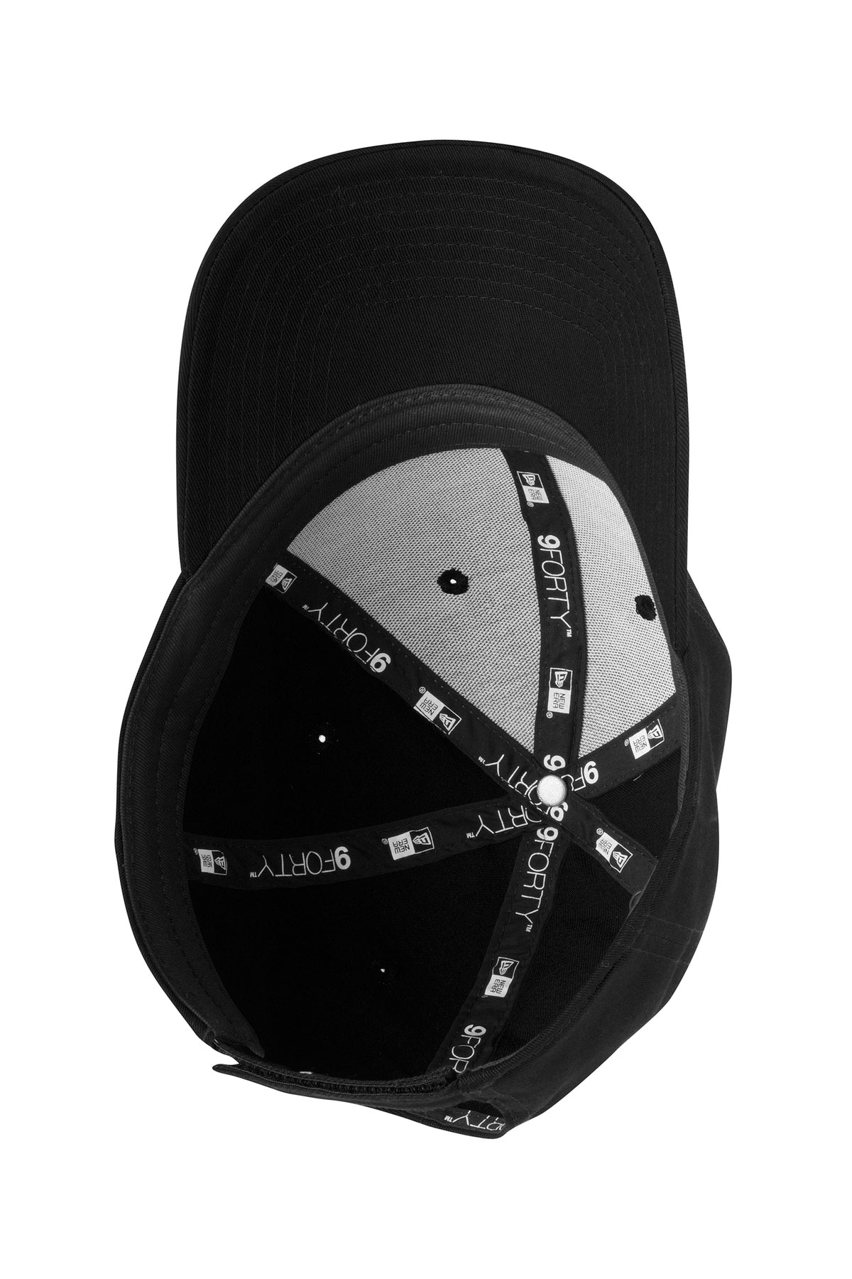 New Era Adjustable Structured Custom Caps, Black