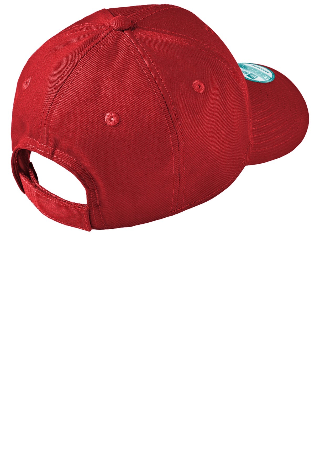 New Era Adjustable Structured Custom Caps, Scarlet Red