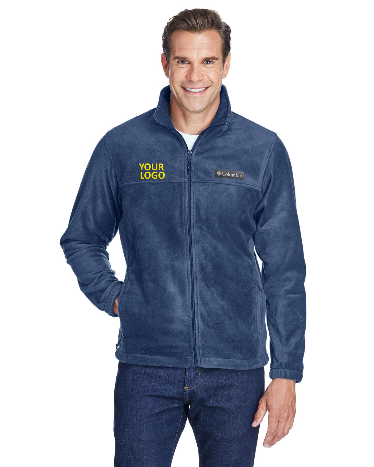 Columbia Collegiate Navy 3220 embroidered jackets for business