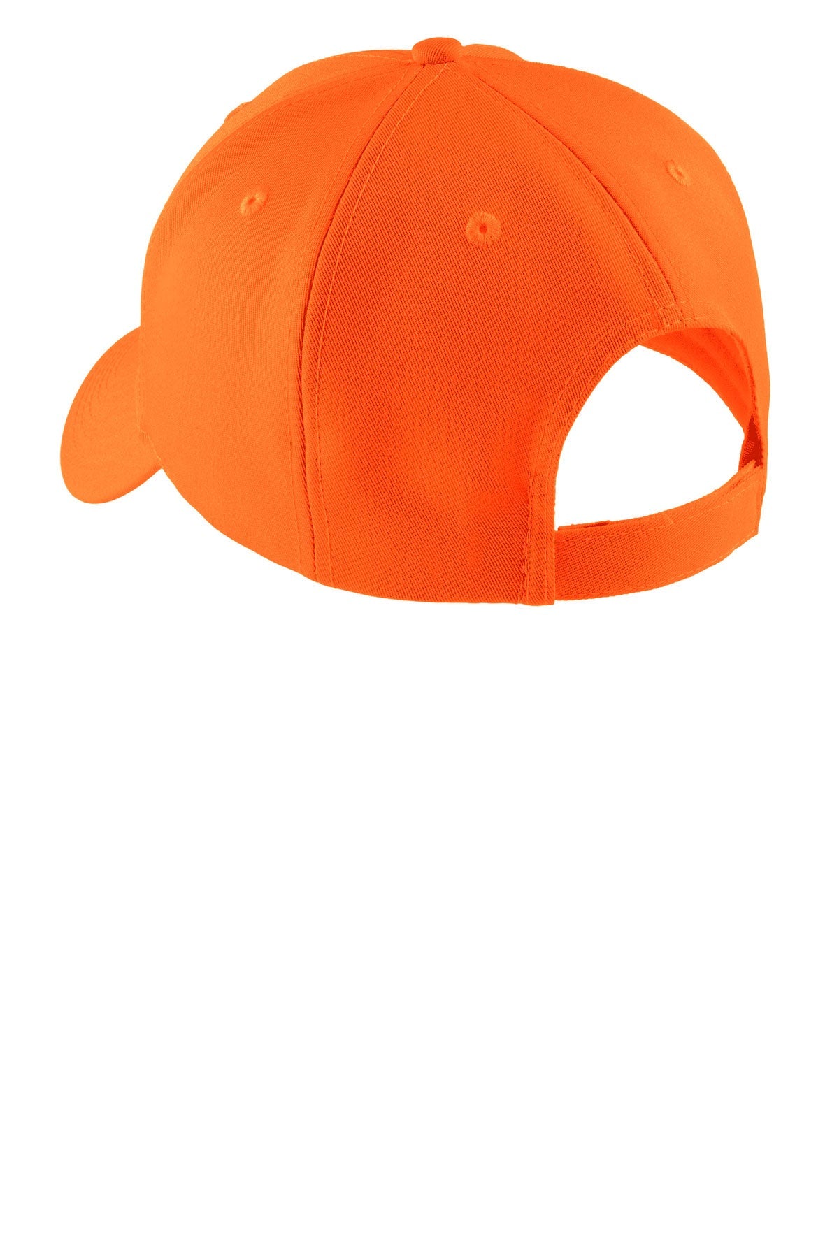 Port Authority Solid Enhanced Custom Visibility Caps, Safety Orange
