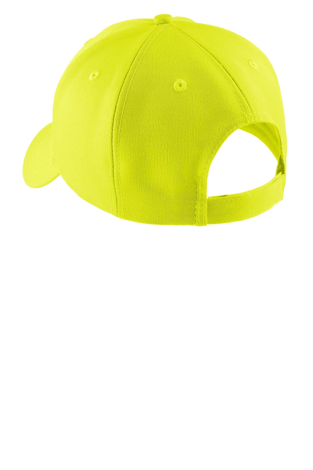 Port Authority Solid Enhanced Custom Visibility Caps, Safety Yellow