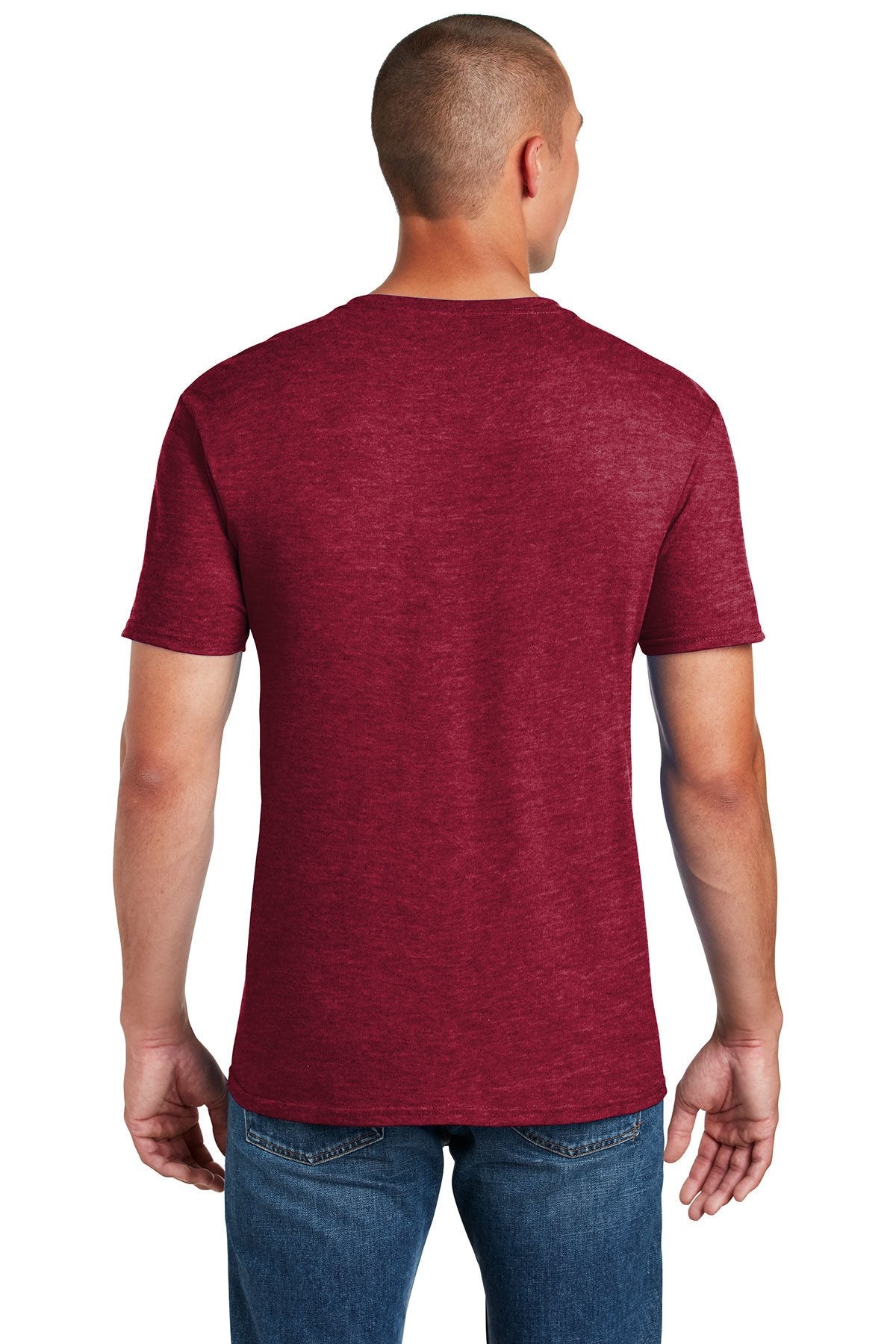 gildan softstyle t shirt 64000 antique cherry red