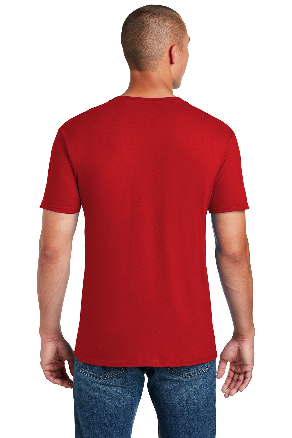 gildan softstyle t shirt 64000 cherry red