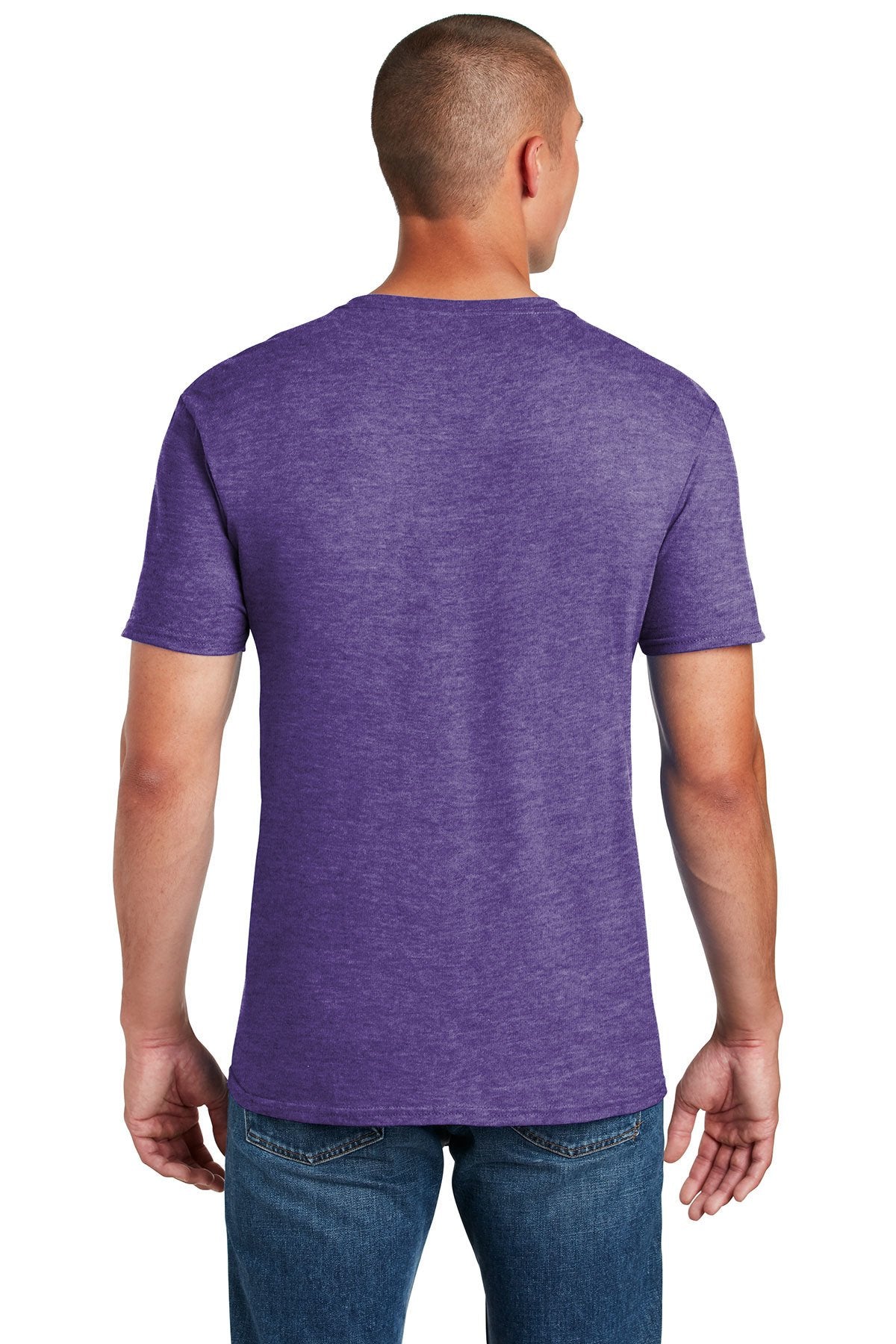gildan softstyle t shirt 64000 heather purple