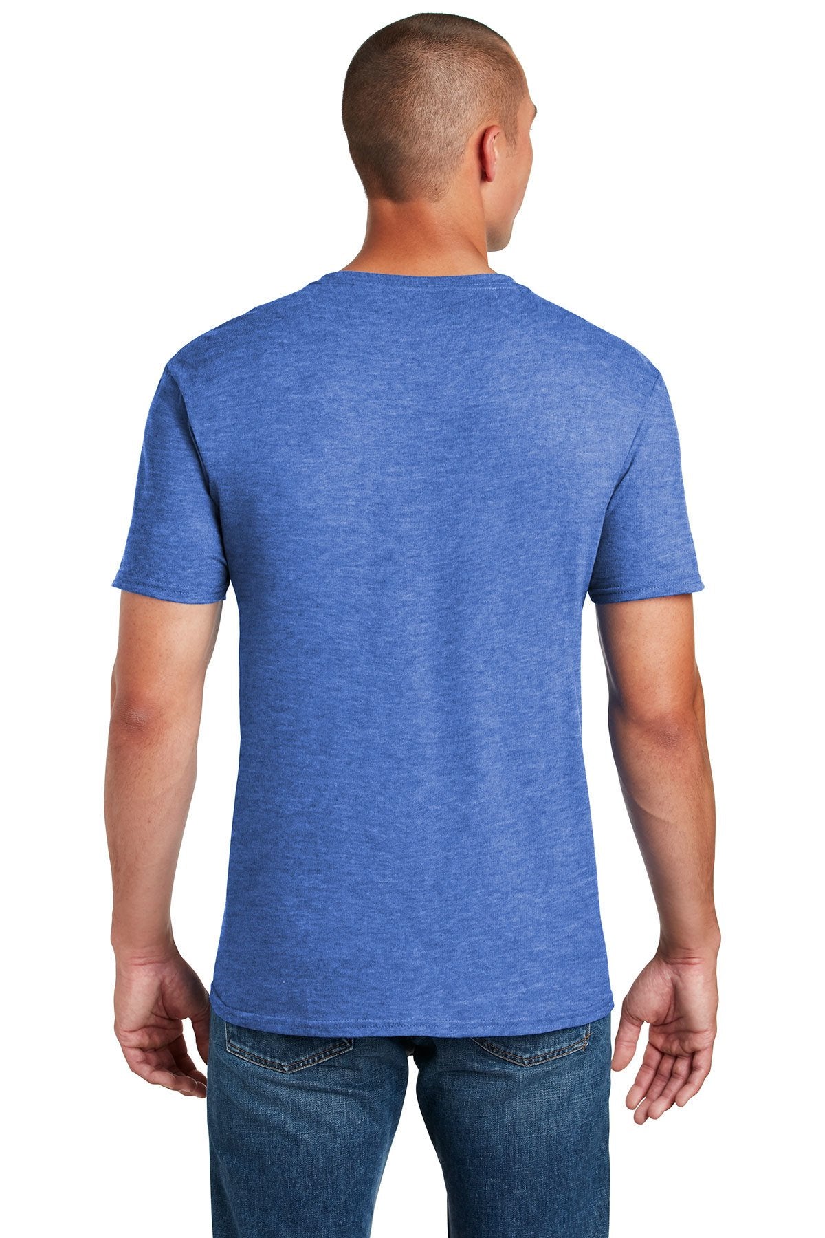 Gildan heather blue 2025 shirt