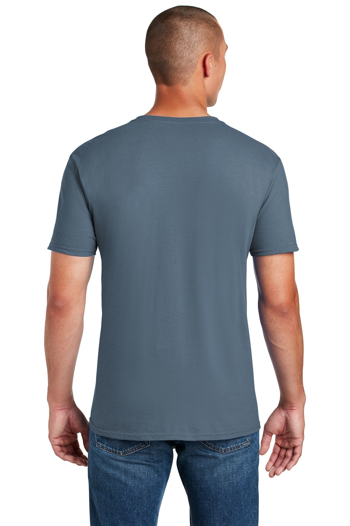 gildan softstyle t shirt 64000 indigo blue