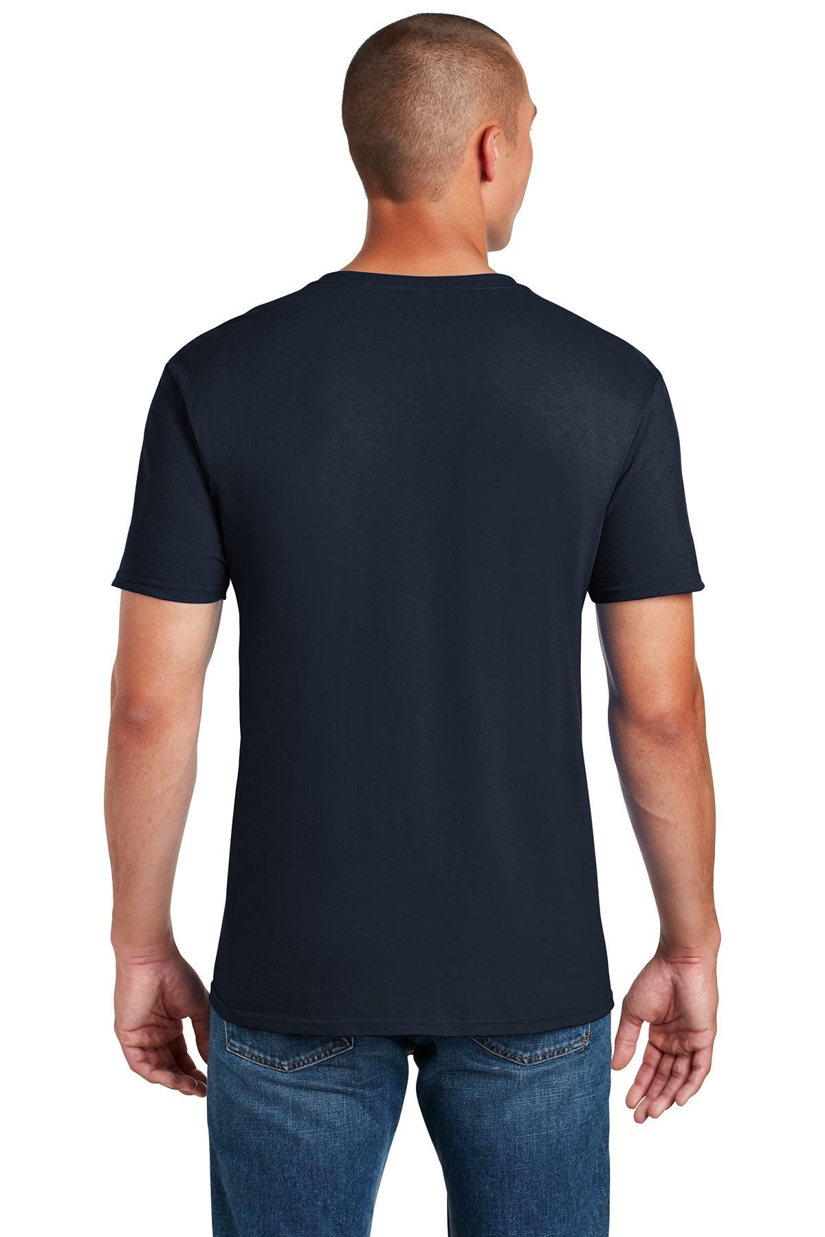 gildan softstyle t shirt 64000 navy