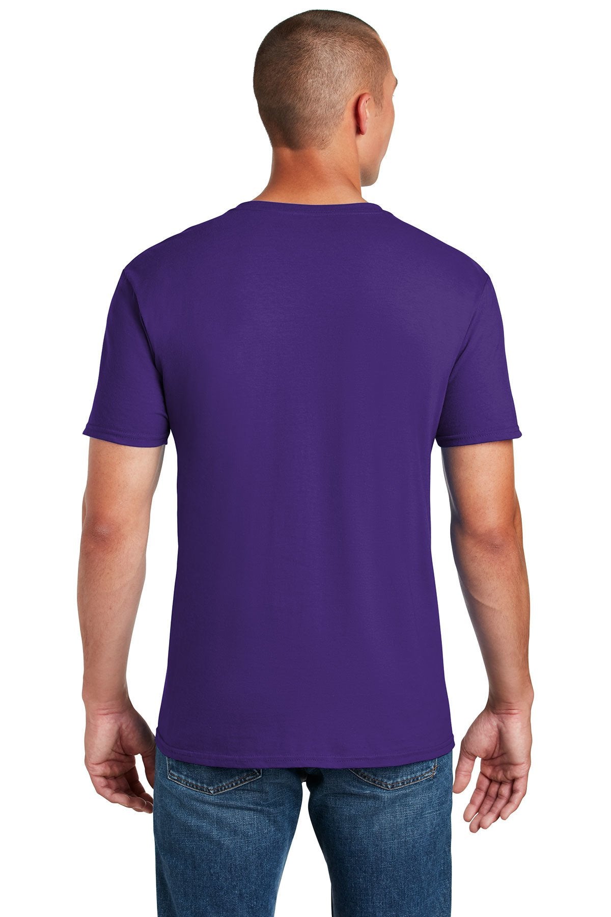 gildan softstyle t shirt 64000 purple