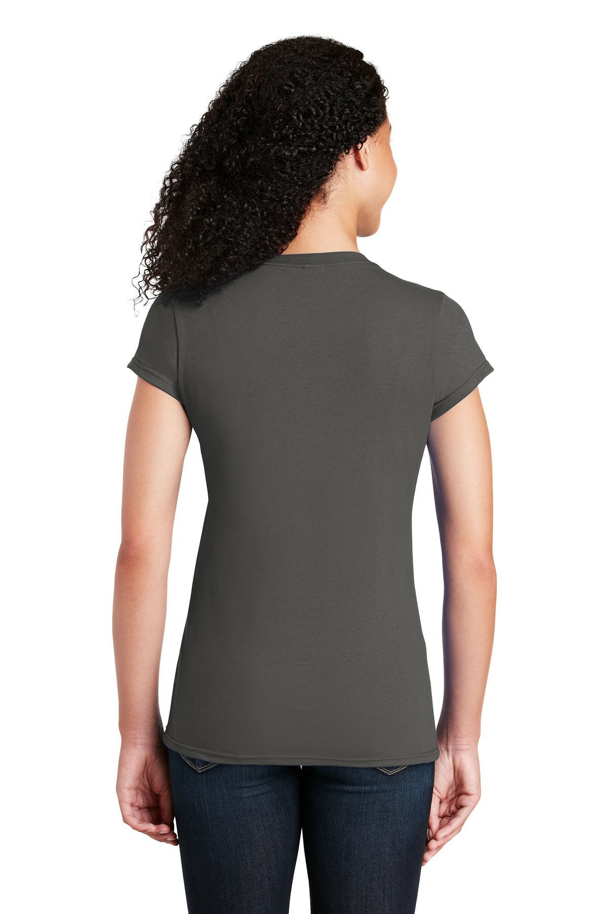 gildan softstyle ladies t shirt 64000l charcoal