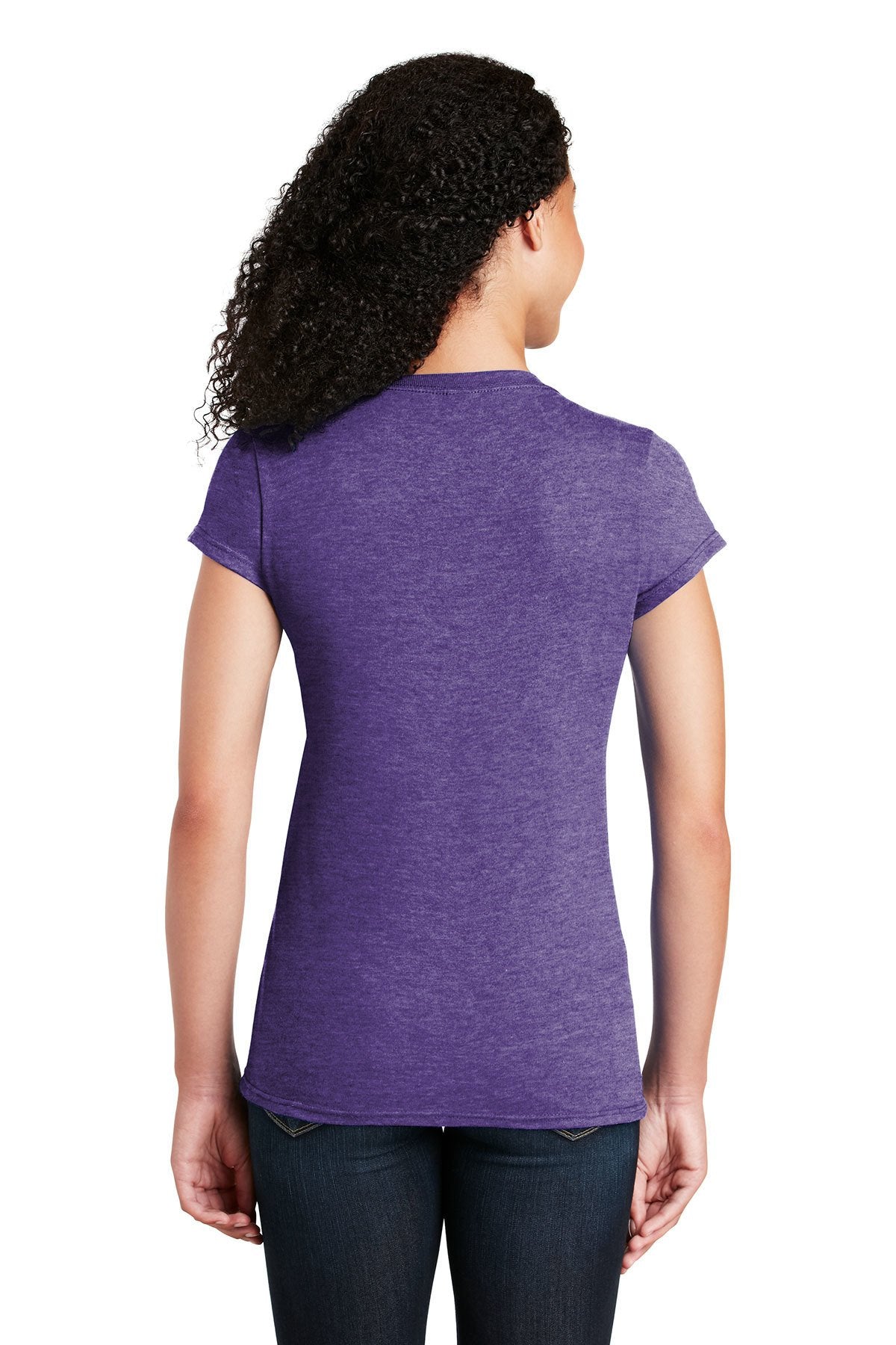 gildan softstyle ladies t shirt 64000l heather purple