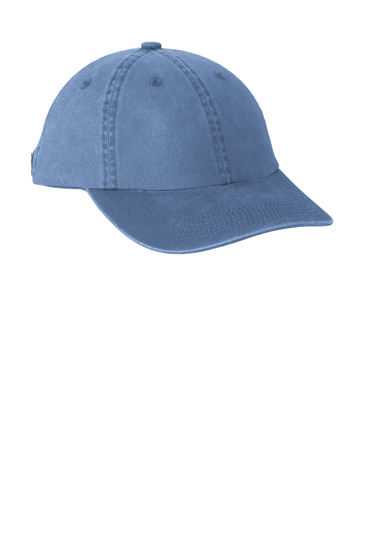 Port Authority Garment-Washed Custom Caps, Steel Blue