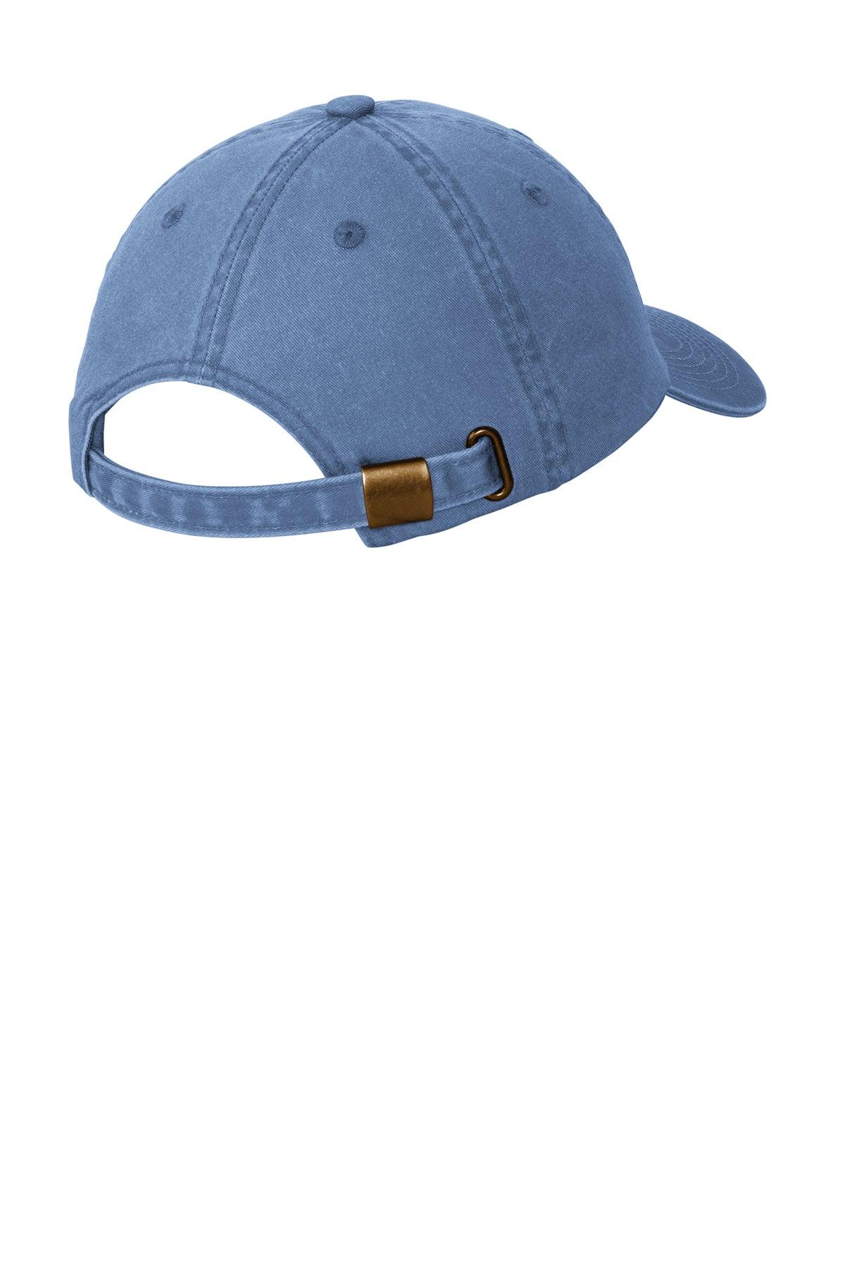 Port Authority Garment-Washed Custom Caps, Steel Blue