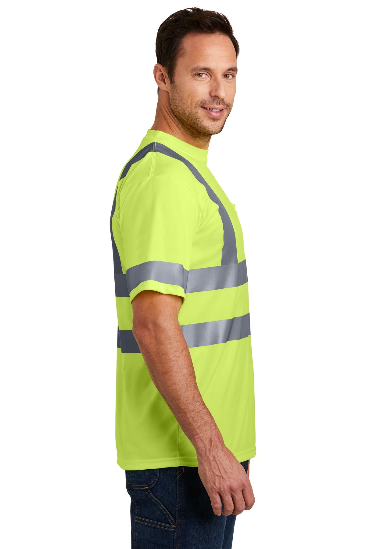 CornerStone - ANSI 107 Class 3 Short Sleeve Snag-Resistant Reflective T-Shirt