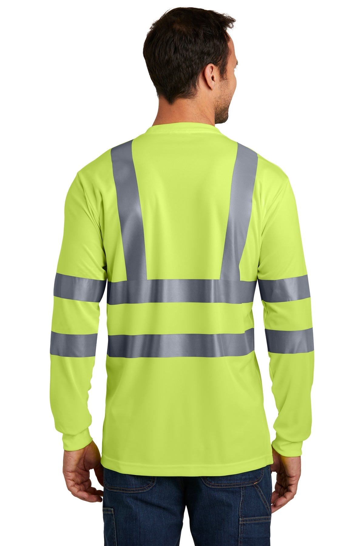CornerStone - ANSI 107 Class 3 Long Sleeve Snag-Resistant Reflective T-Shirt