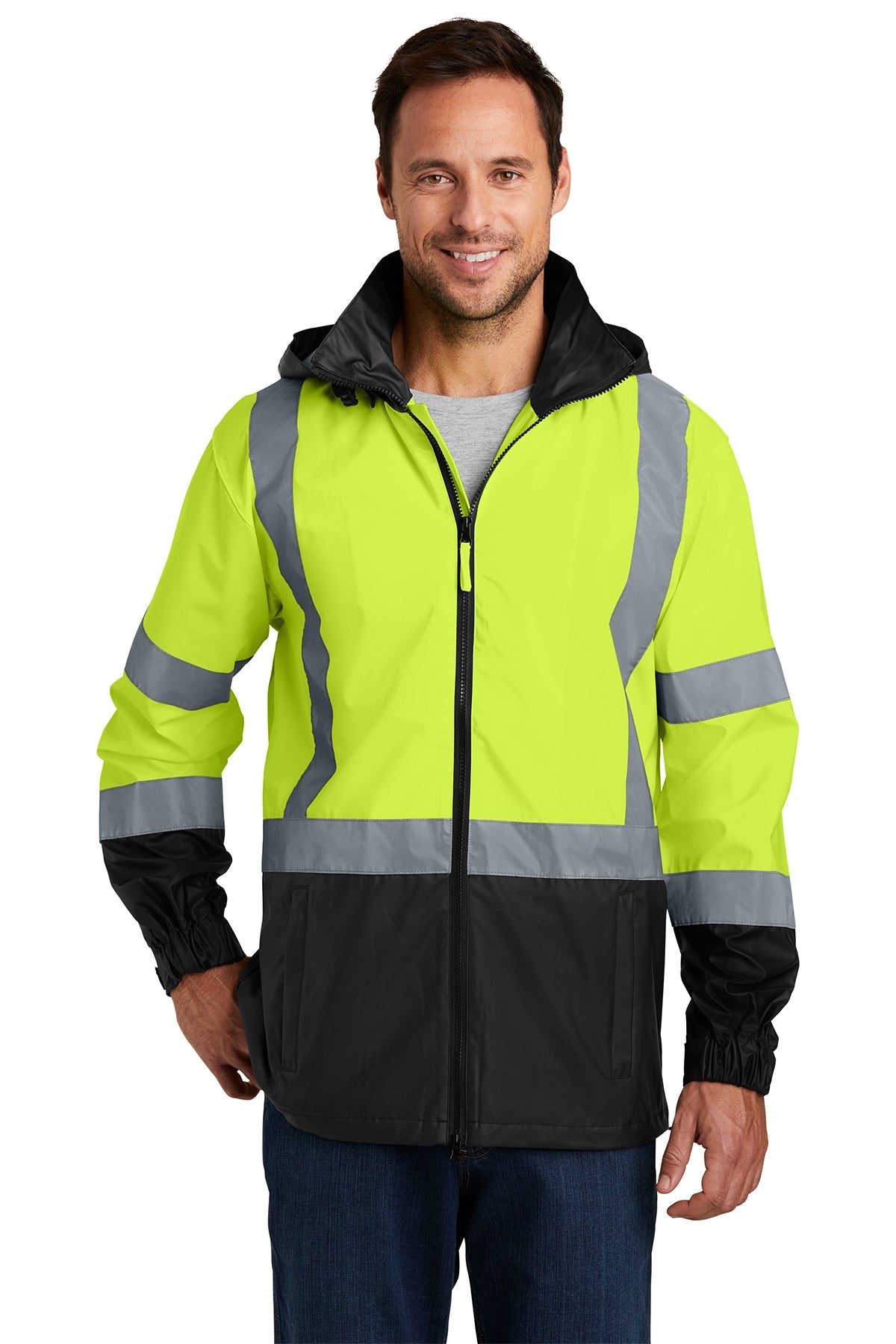 CornerStone Safety Yellow/Black CSJ25 embroidered team jackets