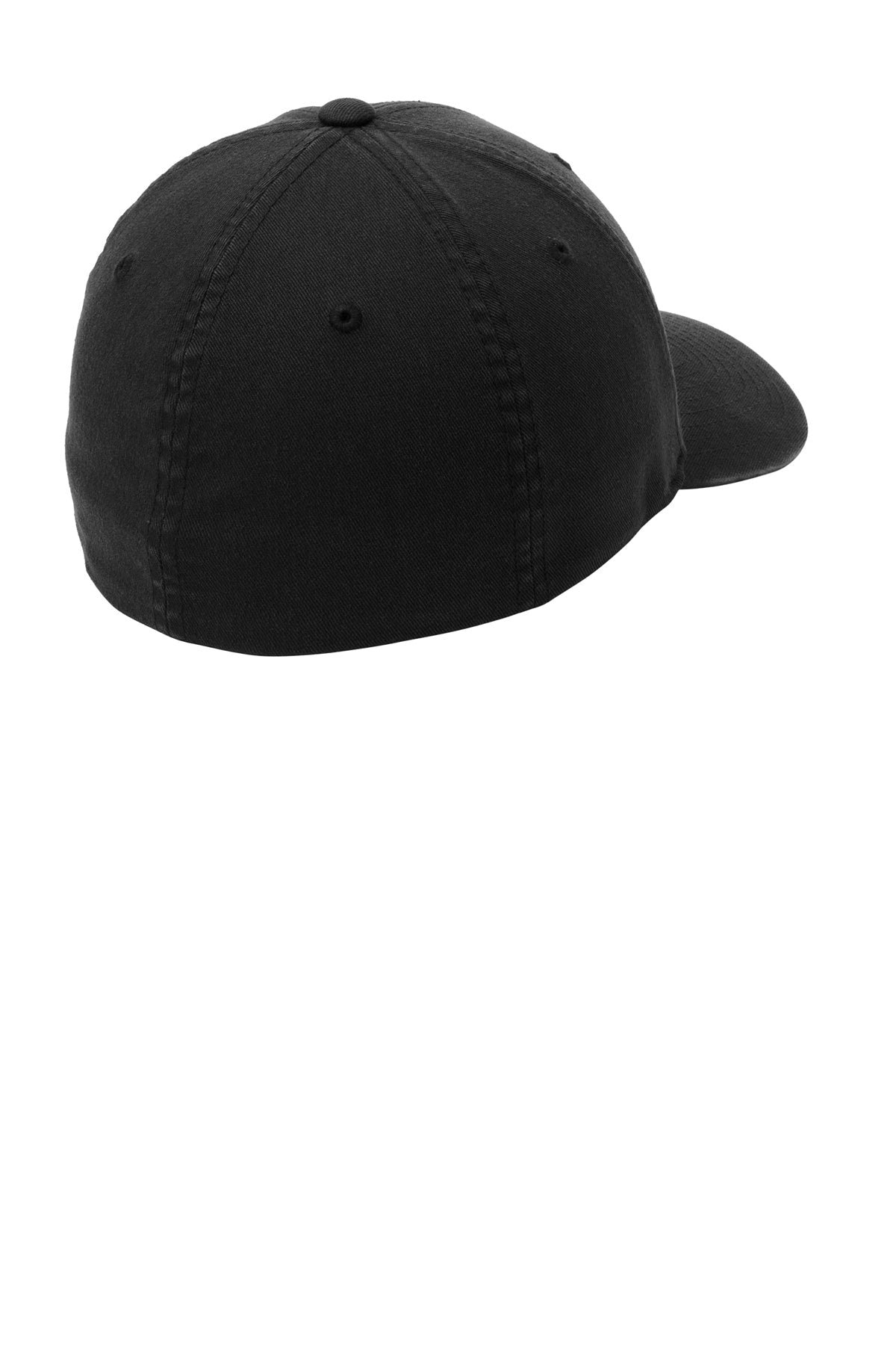 Port Authority Flexfit Garment-Washed Custom Caps, Black