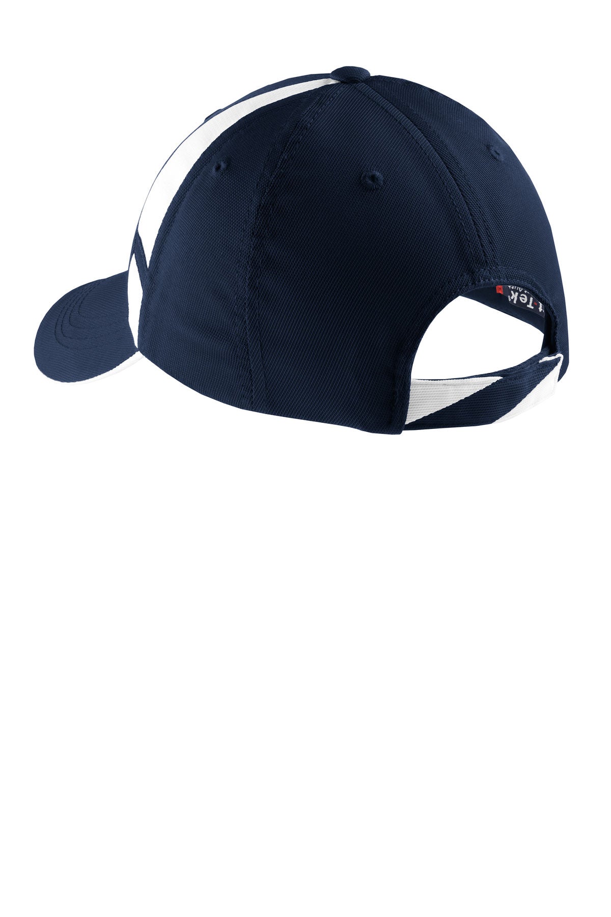 Sport-Tek Dry Zone Custom Mesh Inset Caps, True Navy/White