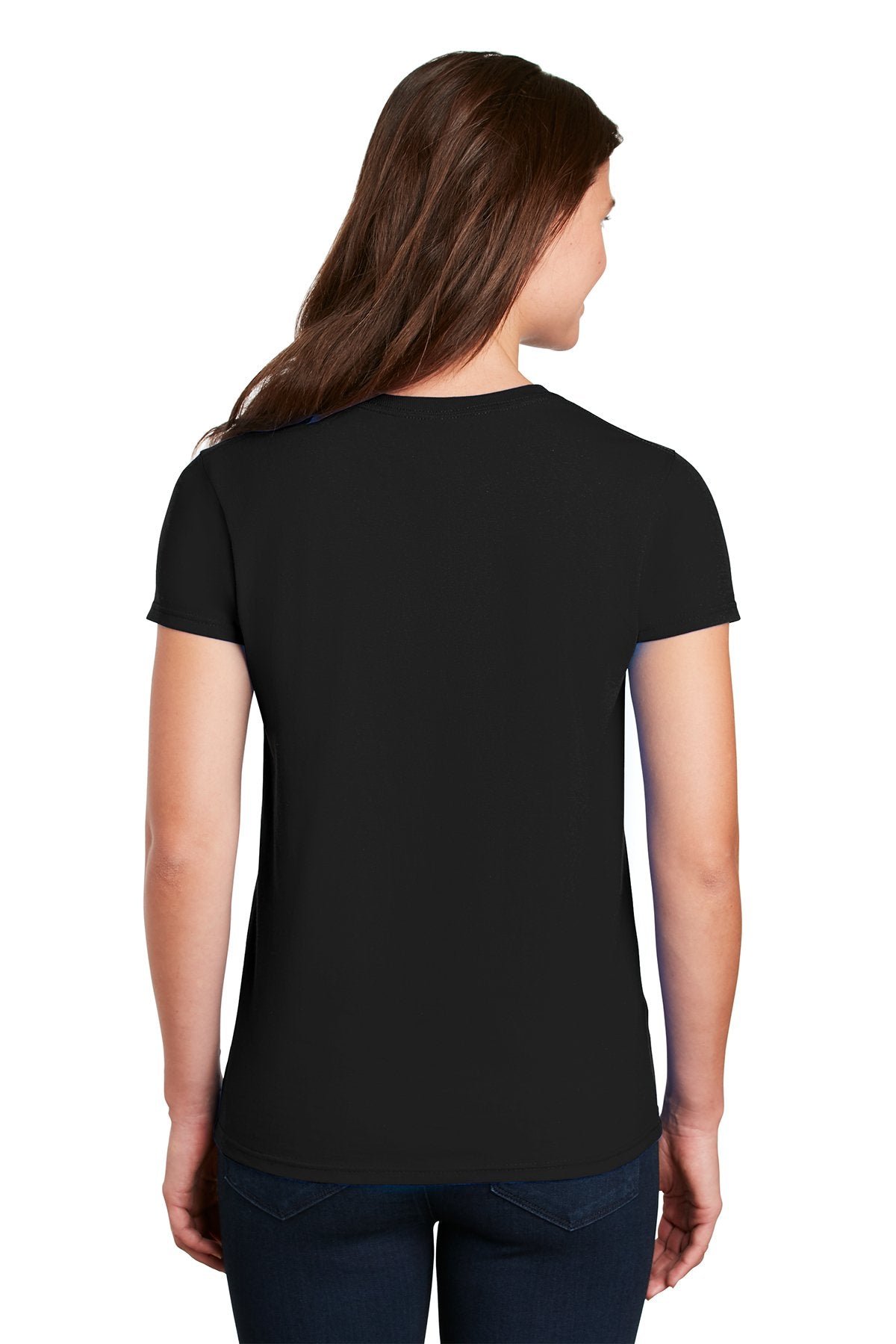 gildan ladies ultra cotton t shirt 2000l black