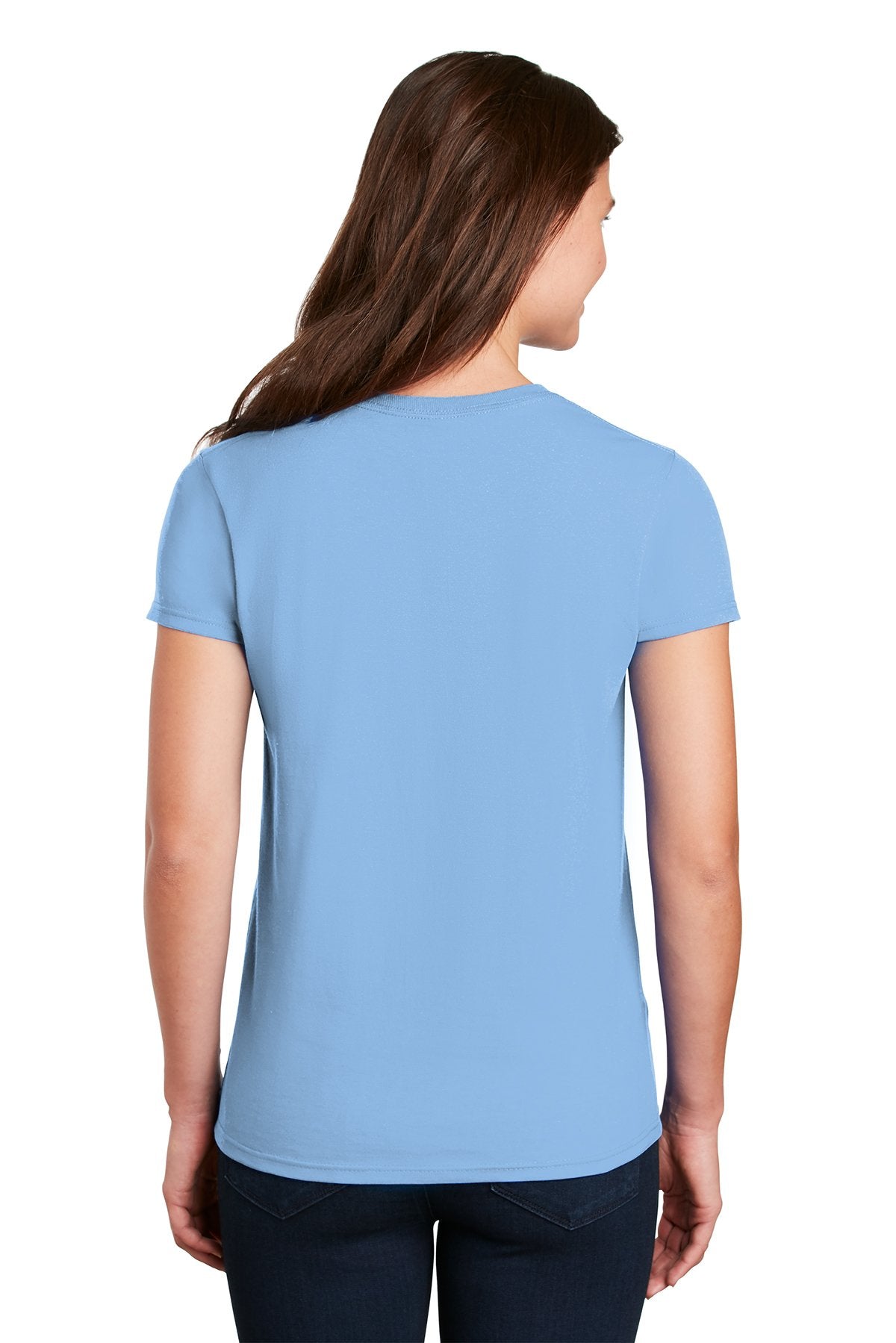 gildan ladies ultra cotton t shirt 2000l light blue