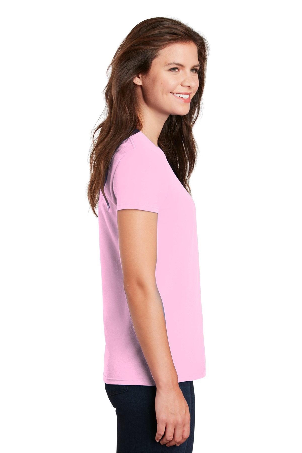 gildan ladies ultra cotton t shirt 2000l light pink