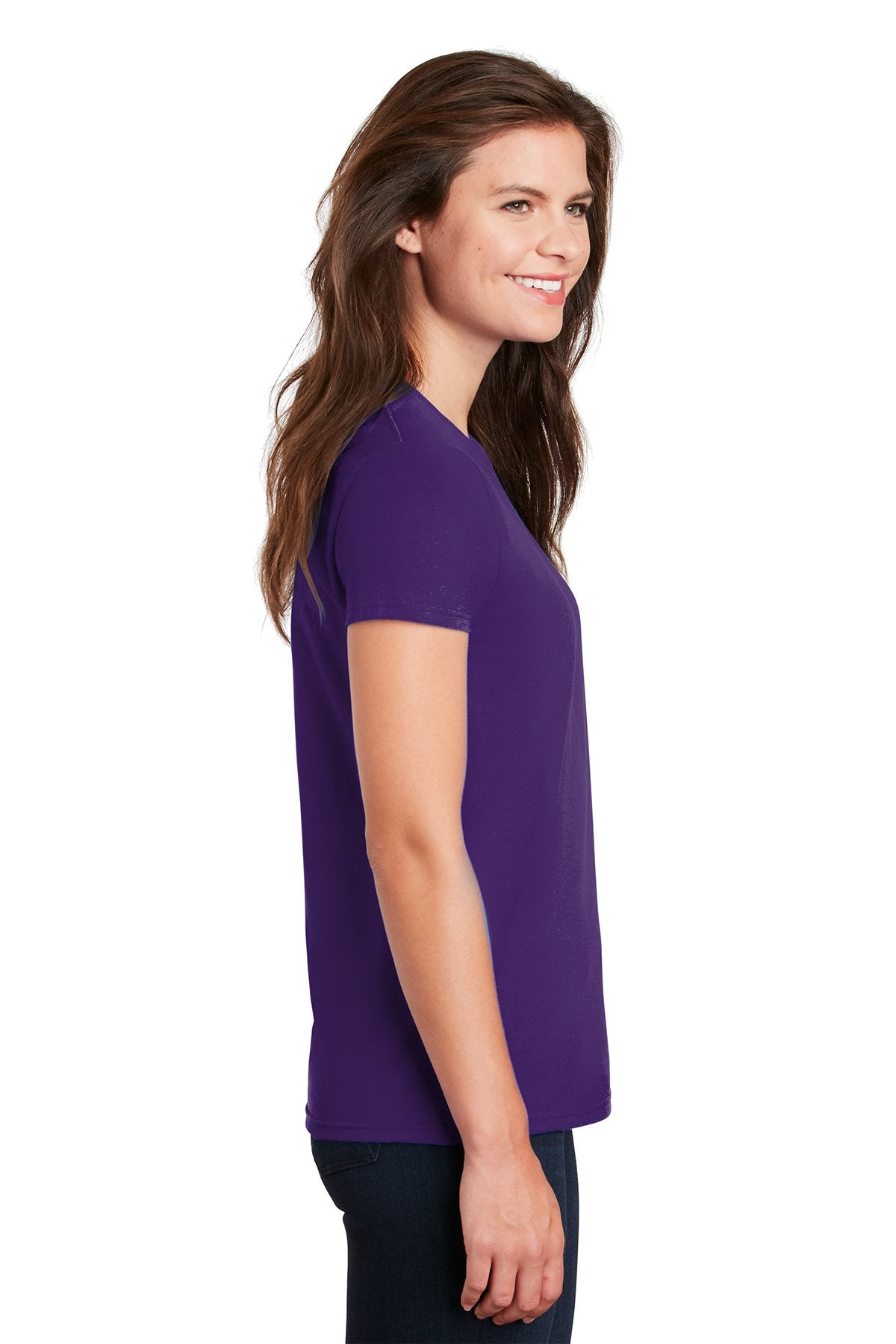 gildan ladies ultra cotton t shirt 2000l purple