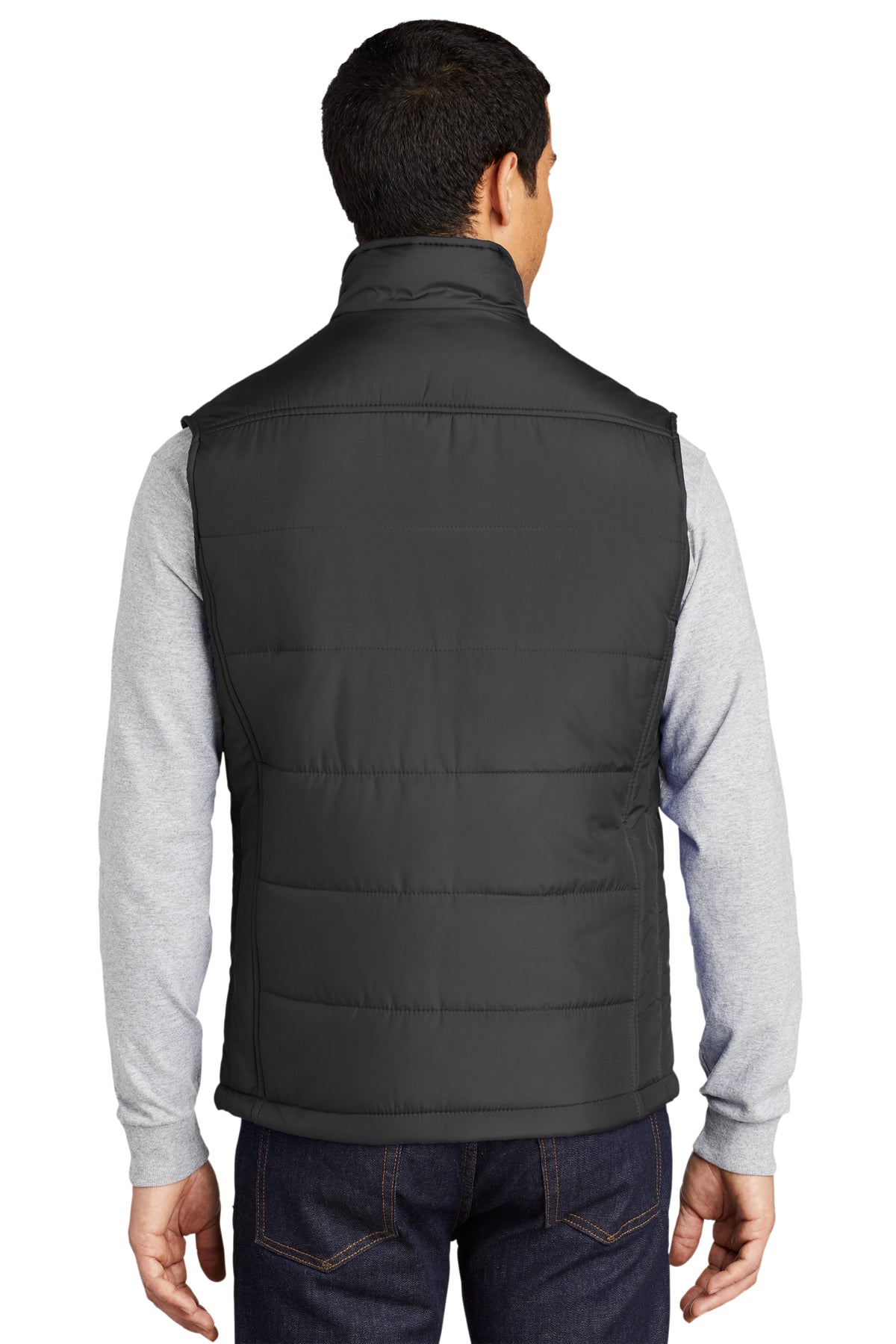 Port Authority Puffy Customized Vests, Black/Black