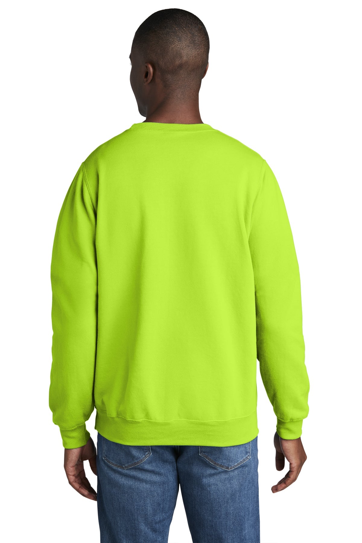 port & company_pc78 _neon yellow_company_logo_sweatshirts