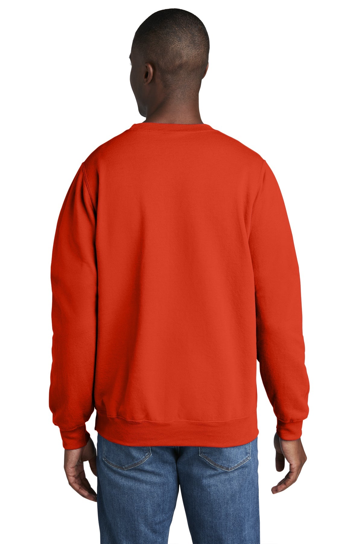 port & company_pc78 _orange_company_logo_sweatshirts