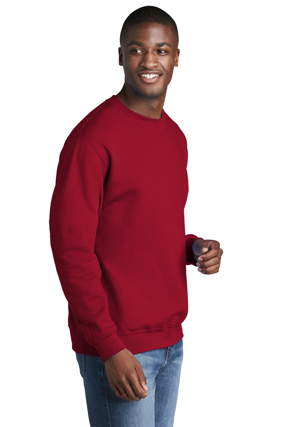 port & company_pc78 _red_company_logo_sweatshirts