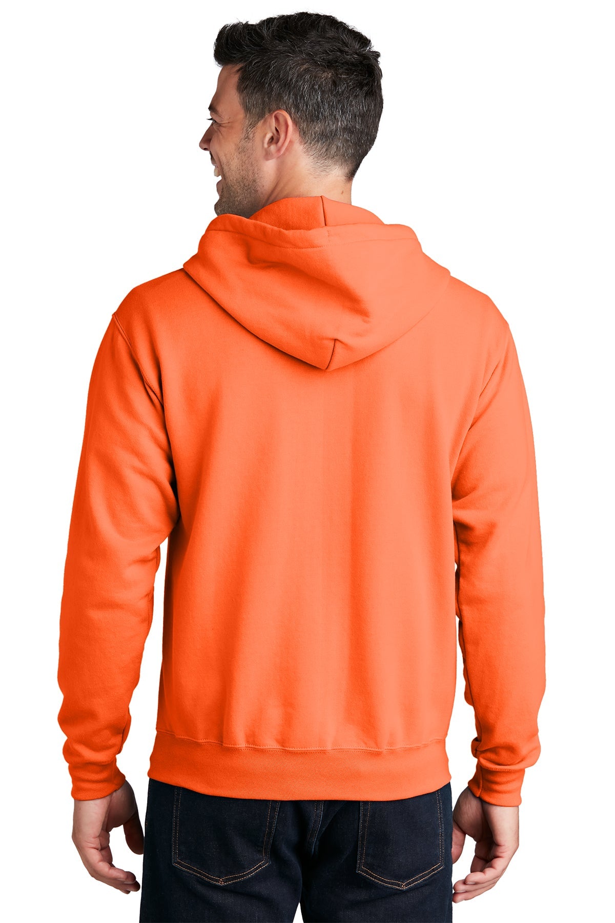 port & company_pc78zh _neon orange_company_logo_sweatshirts
