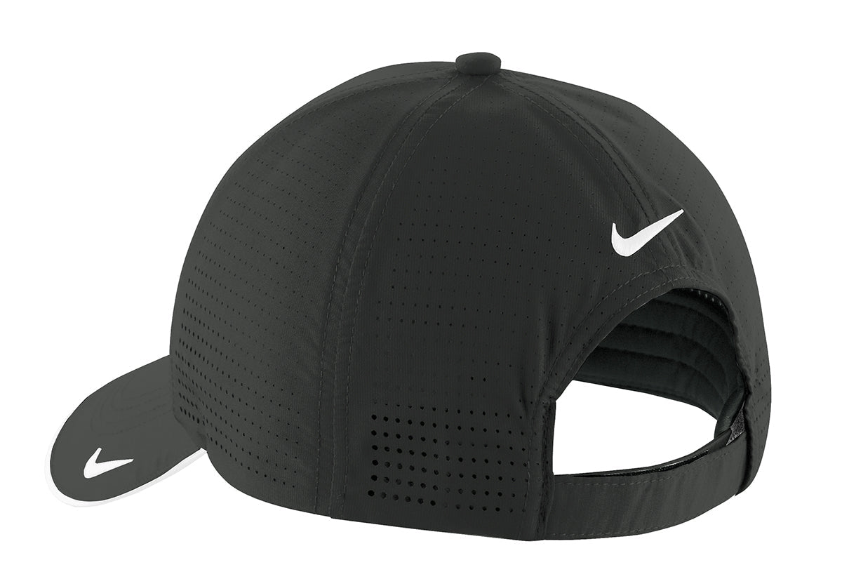 Nike Dri-FIT Swoosh Perforated Customized Caps, Anthracite