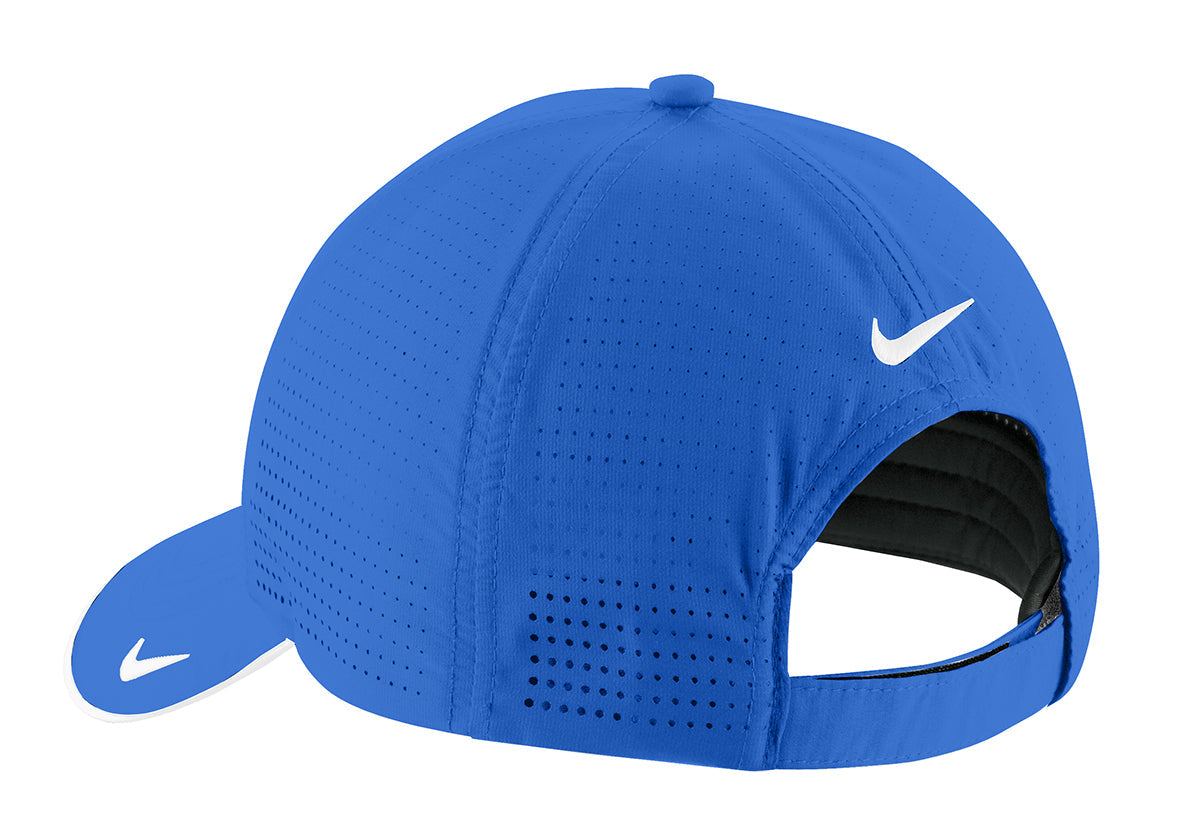 Nike Dri-FIT Swoosh Perforated Customized Caps, Blue Sapphire