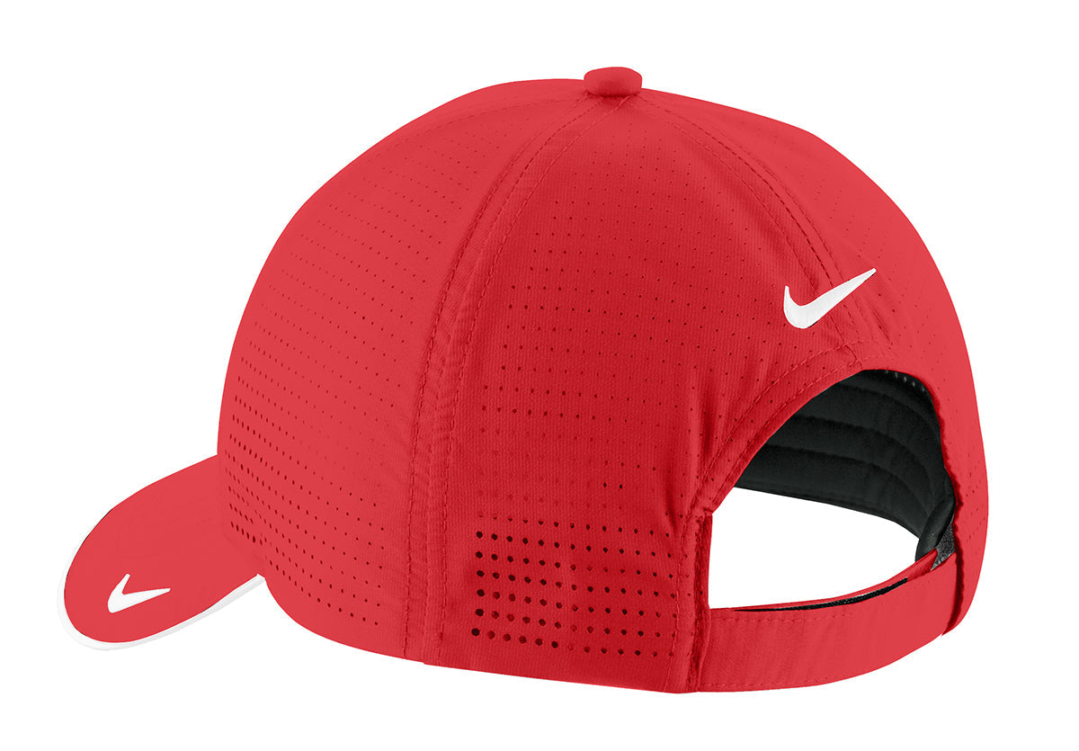 Nike Dri-FIT Swoosh Perforated Customized Caps, University Red