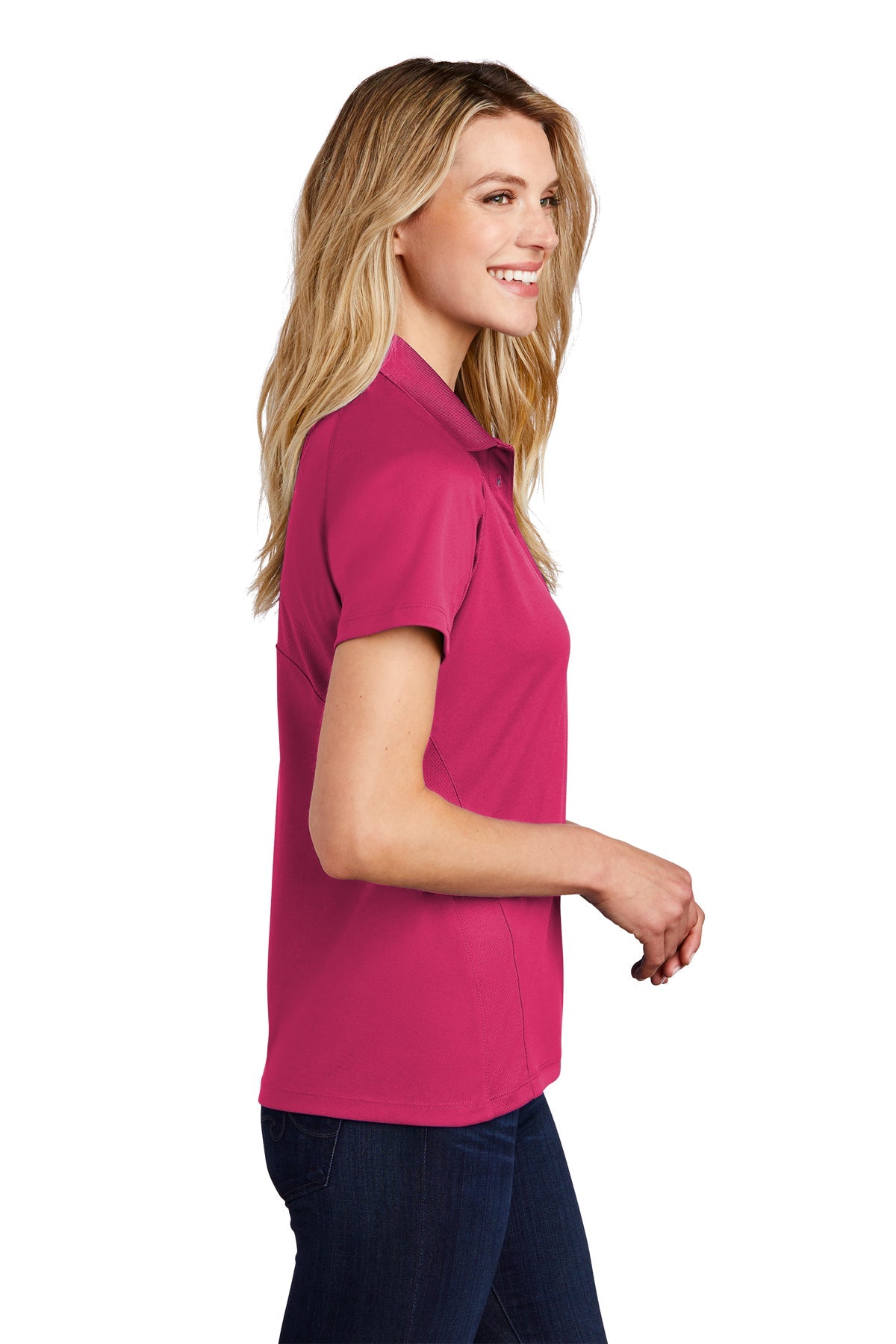 sport-tek_l474 _pink raspberry_company_logo_polos