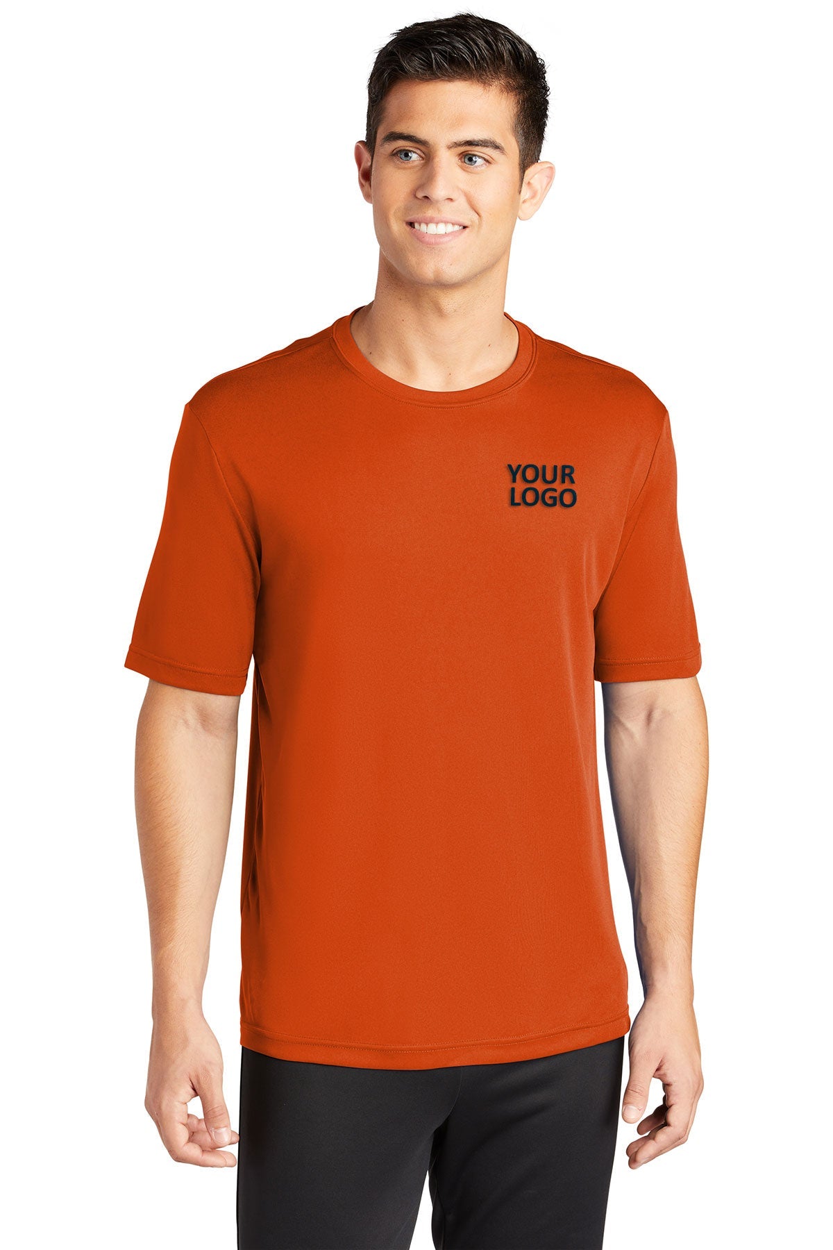 Sport-Tek PosiCharge Custom Competitor Tee's, Deep Orange