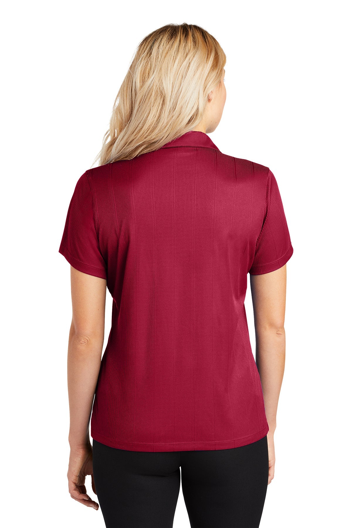 port authority_l528 _rich red_company_logo_polos