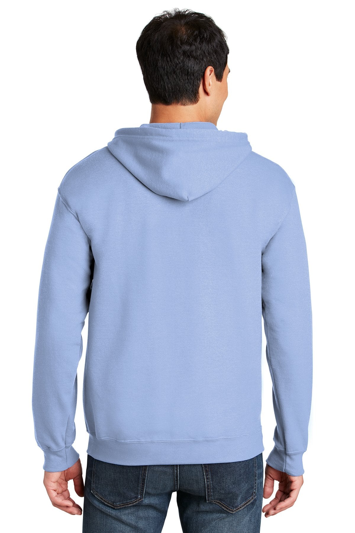 Gildan Heavy Blend Full Zip Hooded Sweatshirt Carolina Blue