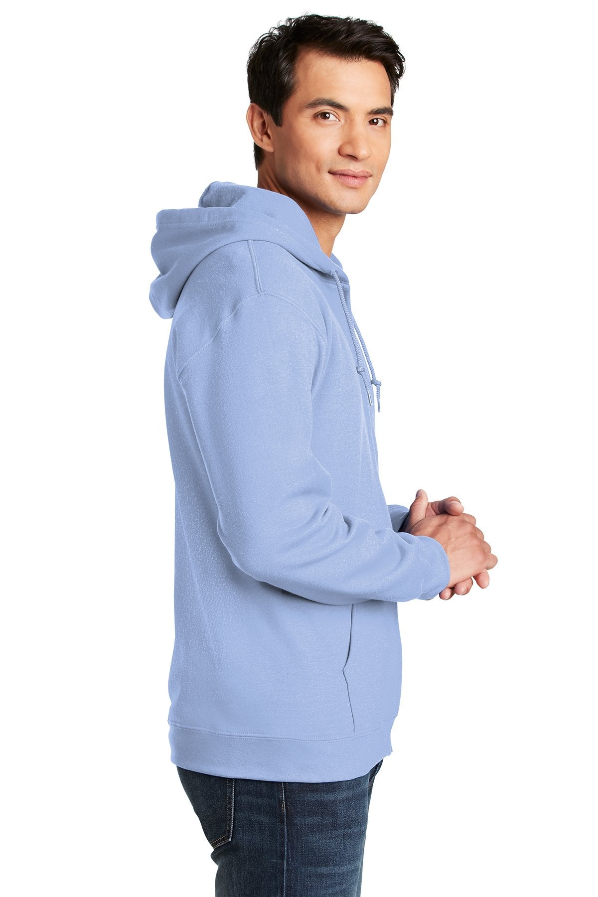 Gildan Heavy Blend Full Zip Hooded Sweatshirt Carolina Blue