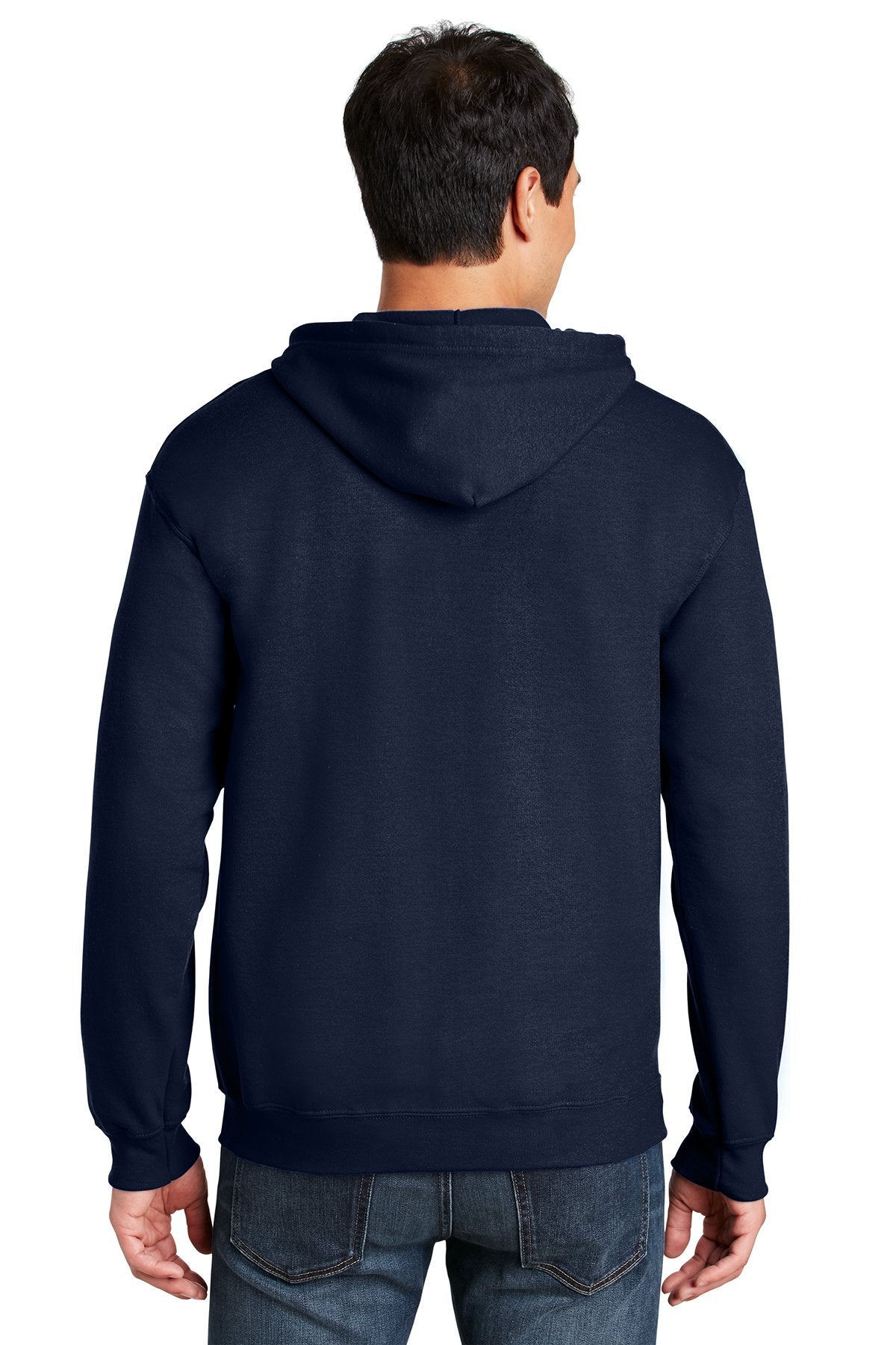 Gildan Heavy Blend Full Zip Hooded Sweatshirt Navy
