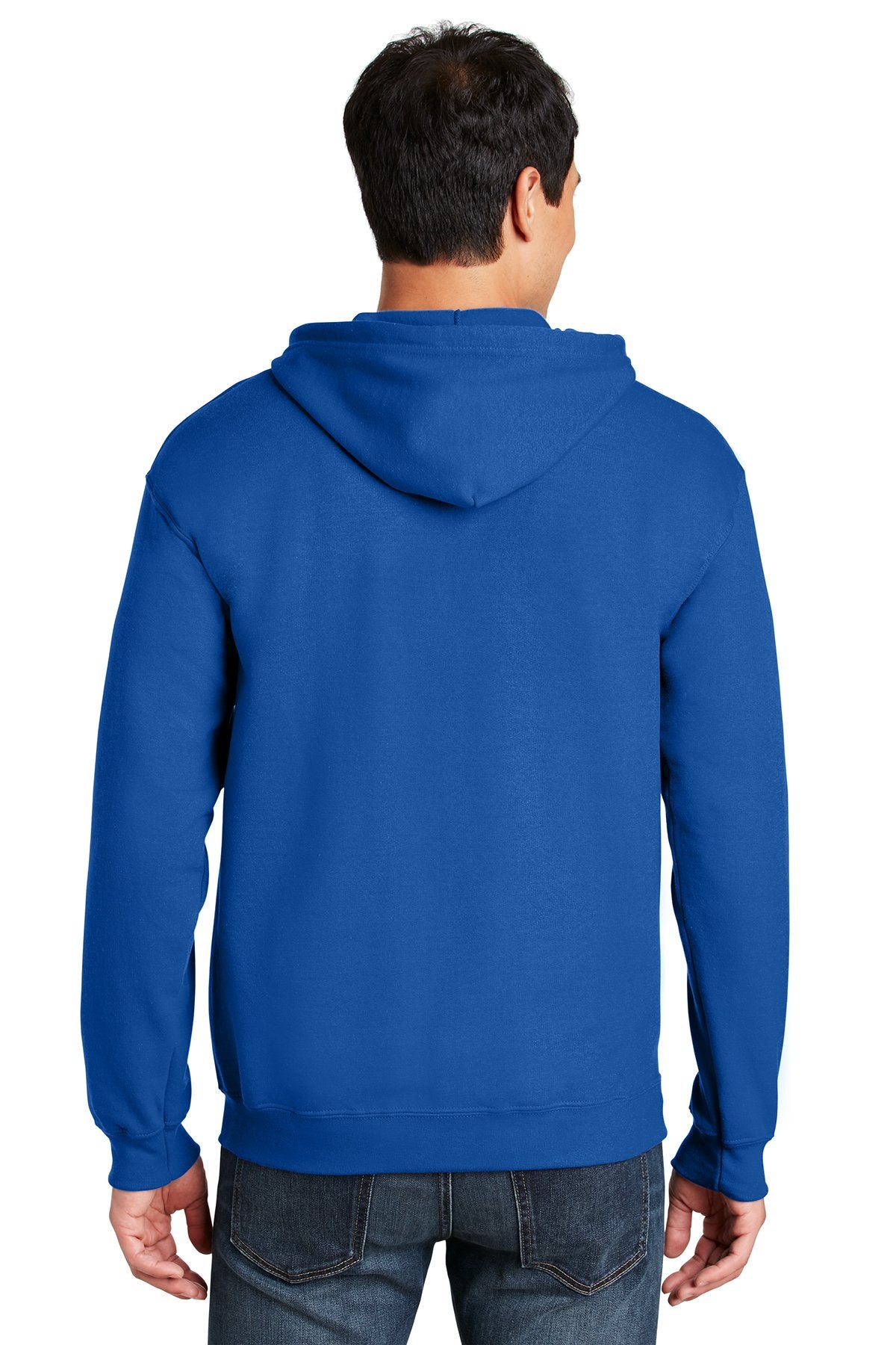Gildan Heavy Blend Full Zip Hooded Sweatshirt Royal