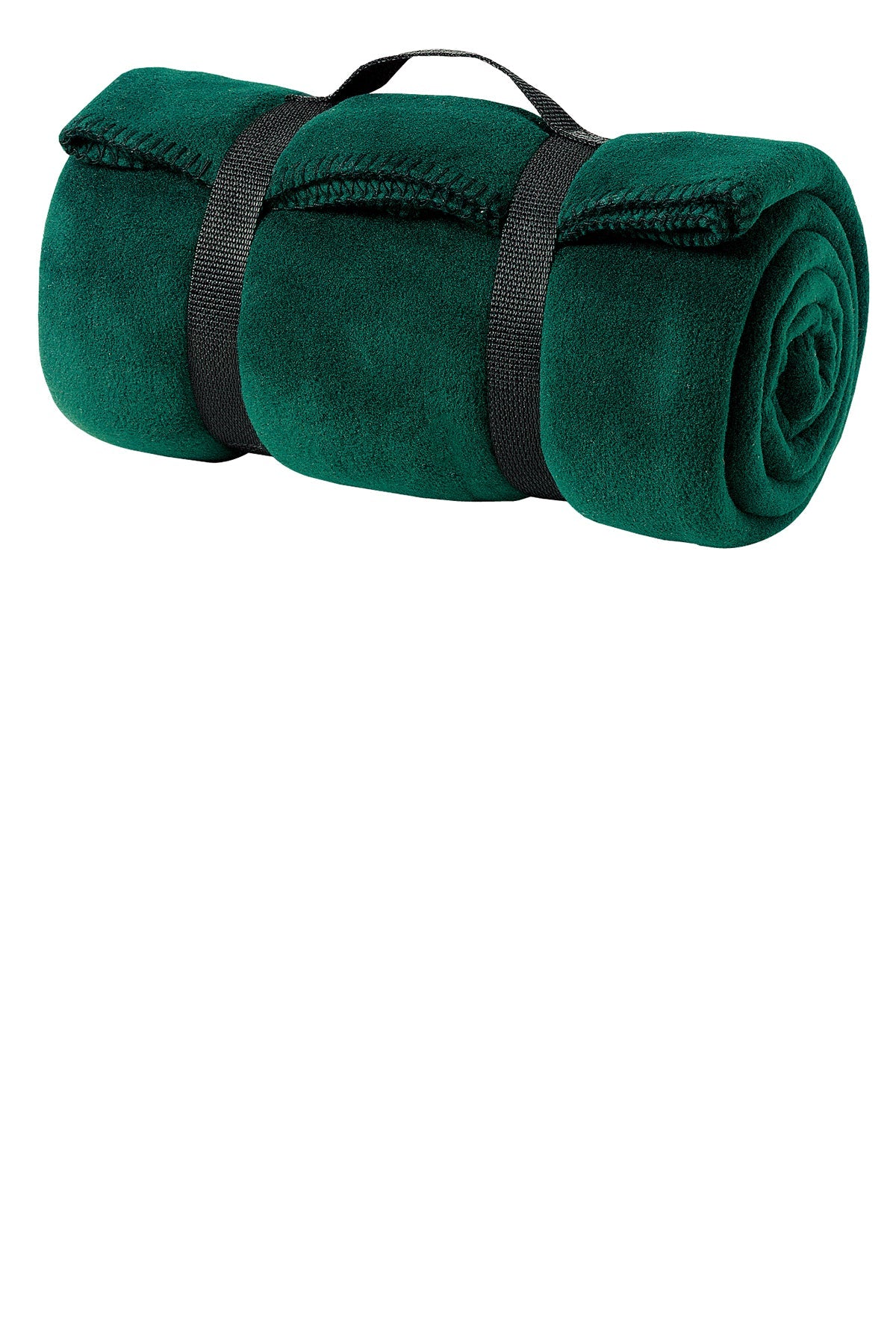 Port Authority - Value Fleece Custom Blankets with Strap, Dark Green