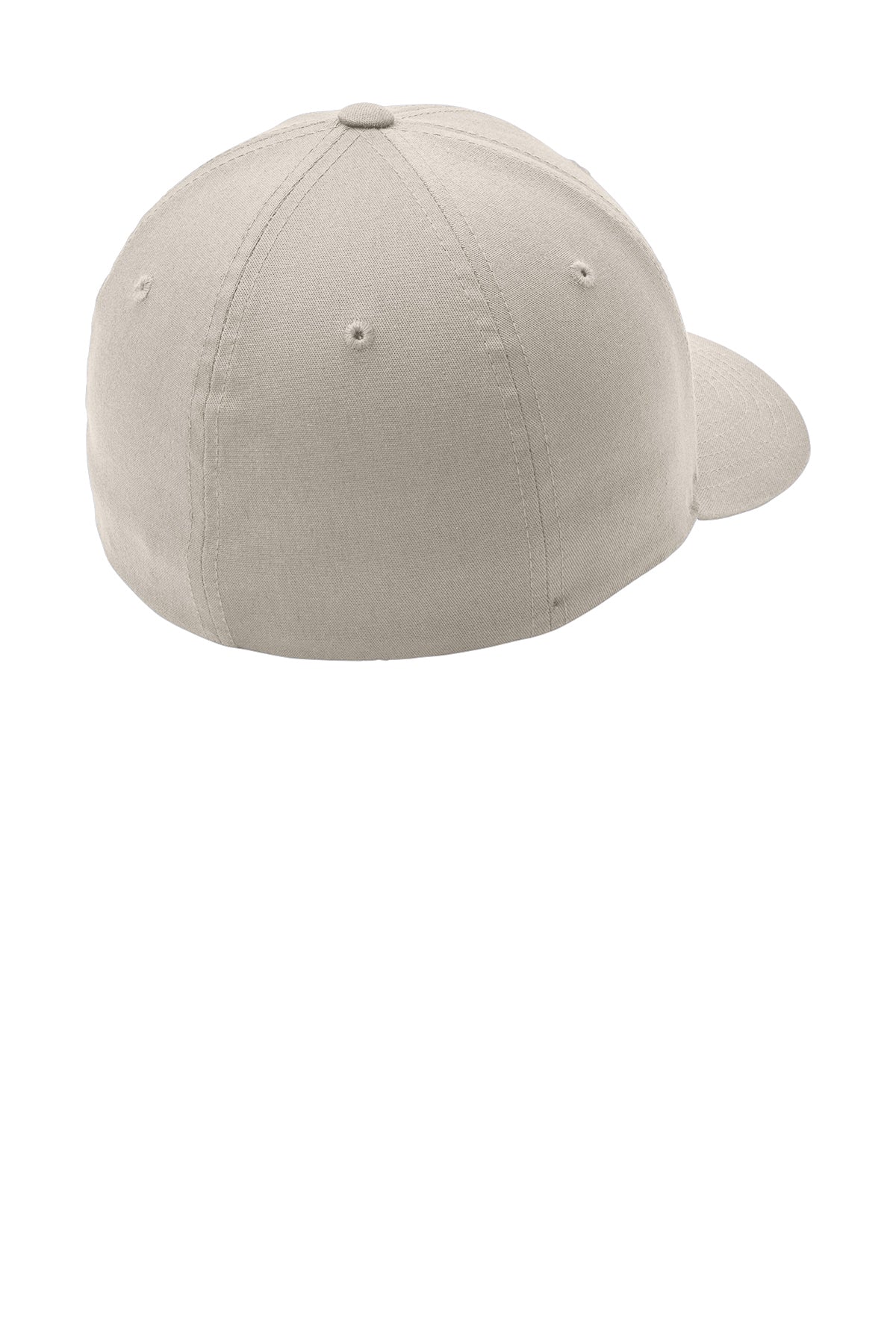 Port Authority Flexfit Cotton Twill Customized Caps, Stone