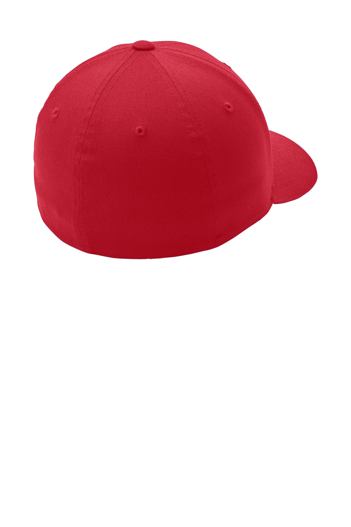Port Authority Flexfit Cotton Twill Customized Caps, True Red