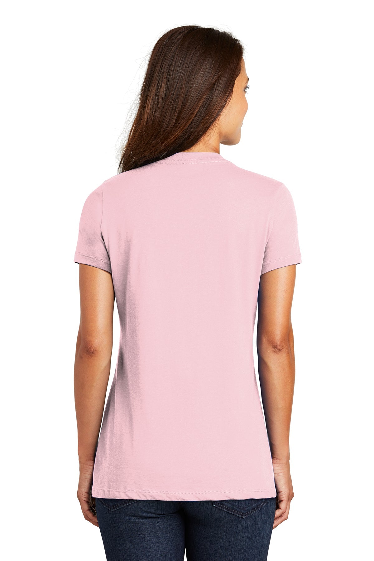 District Made - Ladies Perfect Weight V-Neck Tee