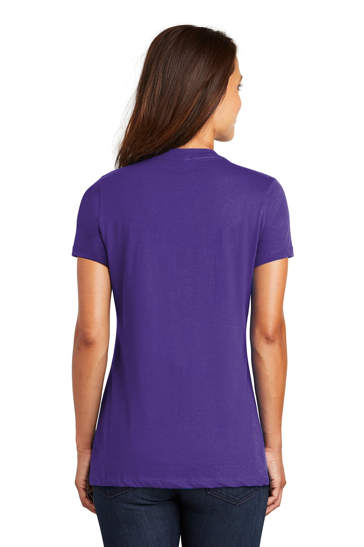 District Made - Ladies Perfect Weight V-Neck Tee