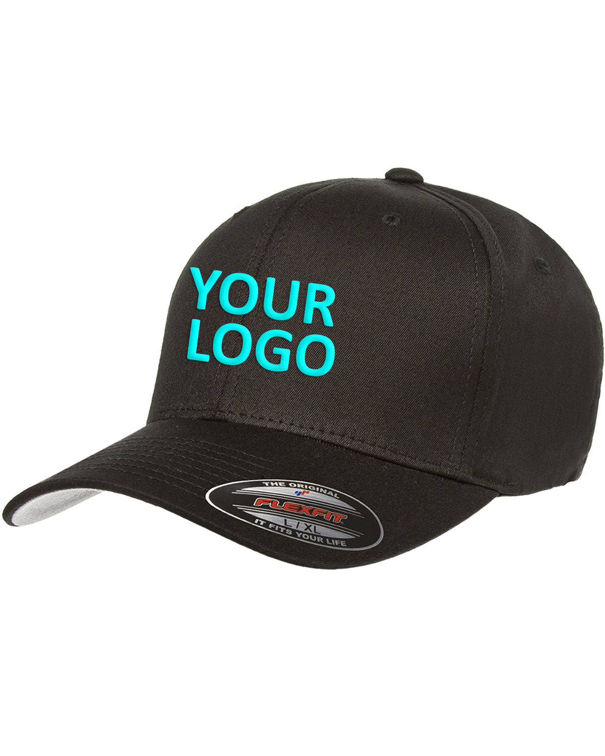 flexfit_5001_black_company_logo_headwear