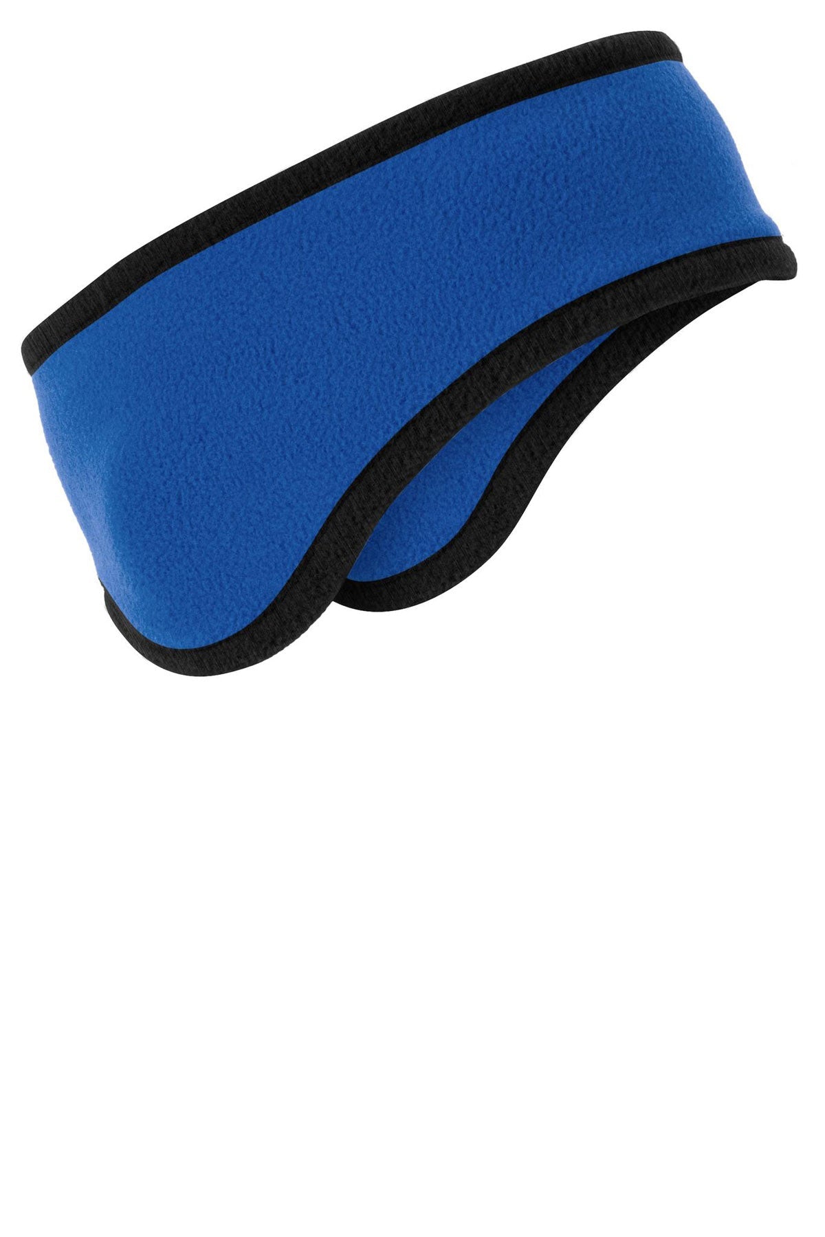 Port Authority Two-Color Fleece Customized Headbands, Royal